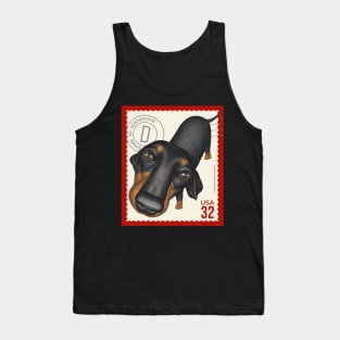 Cute Dachshund Doxie Dog looking innocent Tank Top